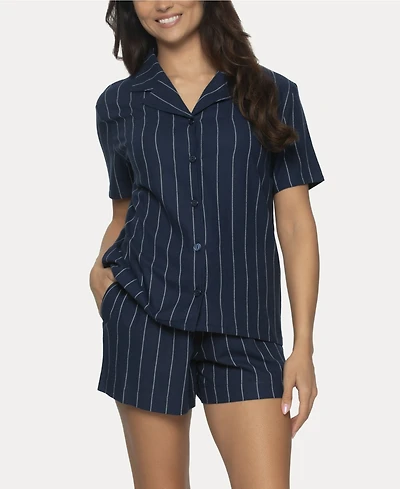 Felina Women's Mirielle 2 Pc. Shorts Pajama Set