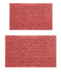 Laura Ashley Astor Chenille 2-Pc. Bath Mat Set