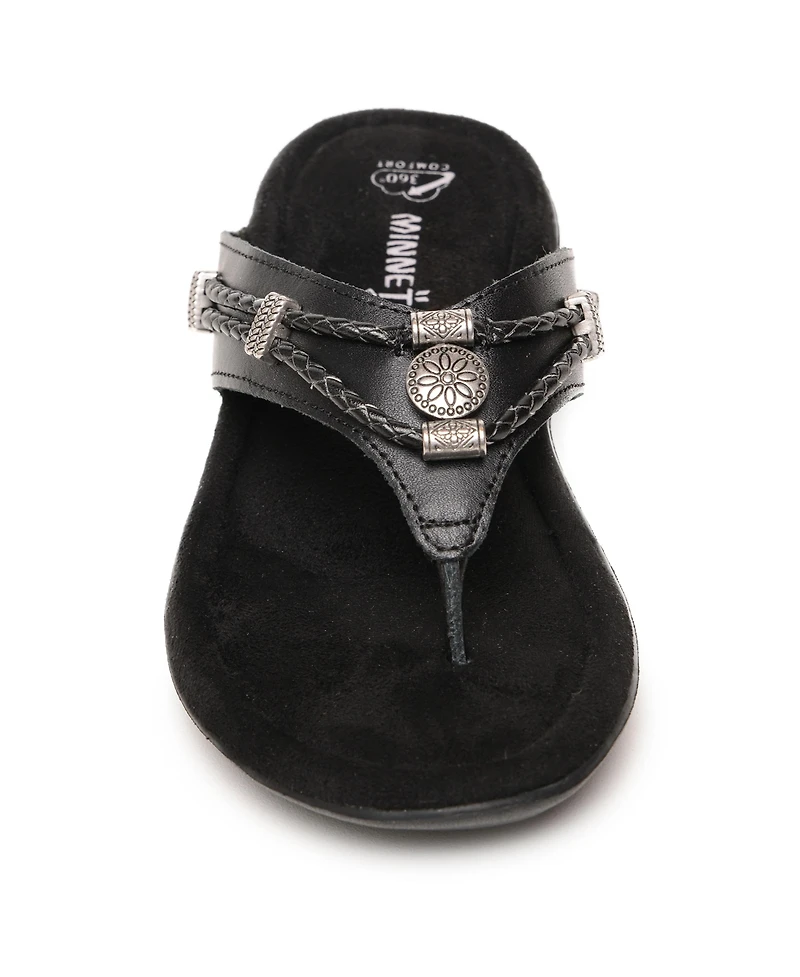 Minnetonka Women's Silverthorne 360 Thong Sandals
