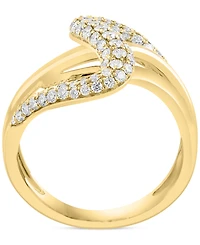 Effy Diamond Pave Multirow Swirl Ring (3/4 ct. t.w.) in 14k Gold