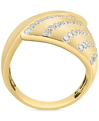 Effy Diamond Multirow Bypass Statement Ring (5/8 ct. t.w.) in 14k Gold