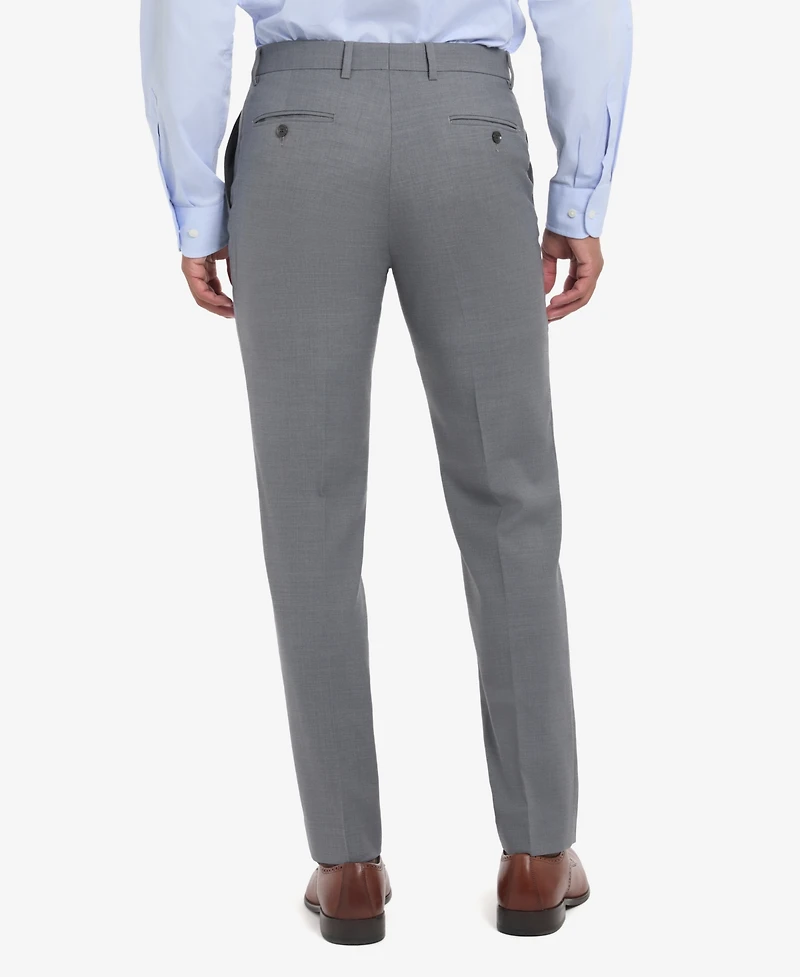 Tommy Hilfiger Men's Solid Pearl Grey Suit Separate Pants