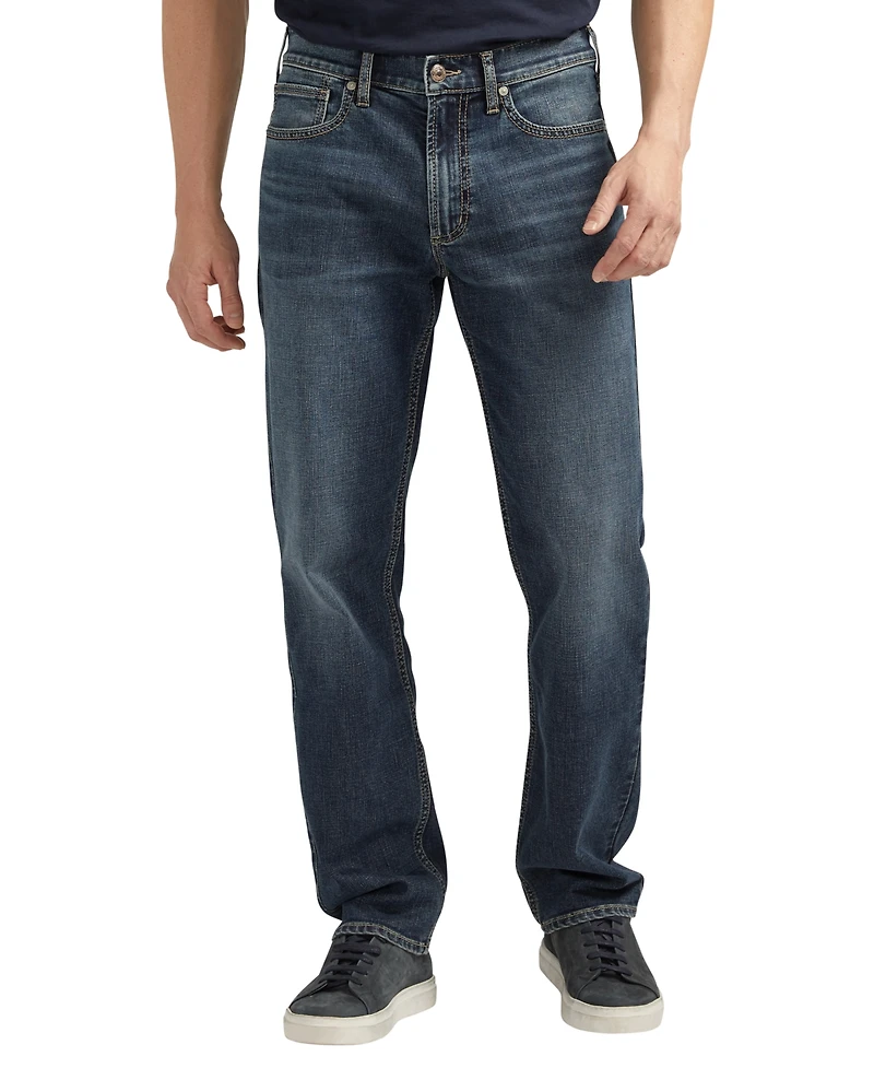 Silver Jeans Co. Men's Eddie Athletic Fit Tapered Leg Jeans