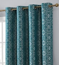 Hlc.Me Madison Faux Linen Textured Semi Sheer Privacy Sun Light Filtering Transparent Window Grommet Long Thick Curtains Drapery Panels For Bedroom Living Room 2 Panels
