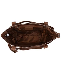 Mancini Pebble Amelia Leather Crossbody Handbag