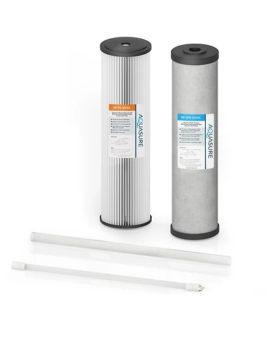 Aquasure Quantum Series | Multi-Stage Complete Replacement Filter Kit with As-WHUV18HO