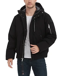 Outdoor United Men's Hooded Bomber Jacket