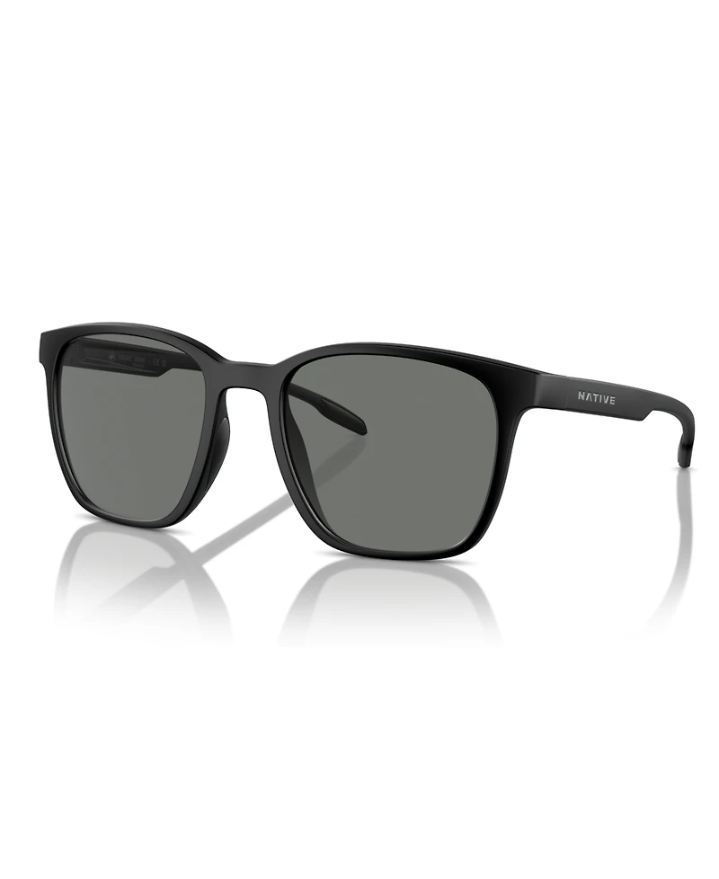 Native Eyewear Unisex Polarized Sunglasses, Targhee Square Xd9046