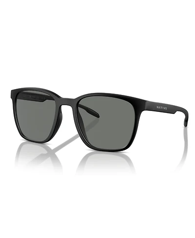 Native Eyewear Unisex Polarized Sunglasses, Targhee Square Xd9046
