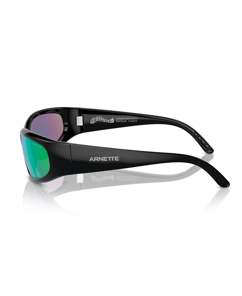 Arnette Men's Catfish Sunglasses, Mirror AN4302