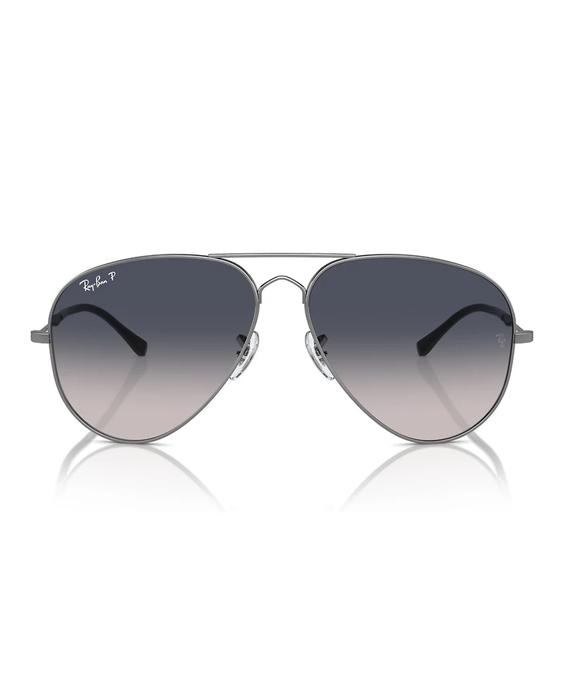 Ray-Ban Unisex Polarized Sunglasses, Old Aviator Rb3825
