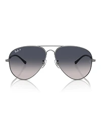 Ray-Ban Unisex Polarized Sunglasses, Old Aviator Rb3825