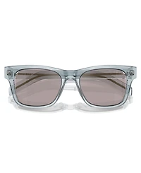 Prada Iconic Plaque Rectangular Men's Sunglasses