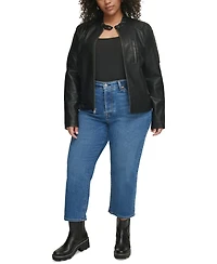 Levi's Plus Faux Leather Motocross Racer Jacket
