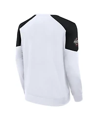 Men's Fanatics White Philadelphia Flyers 2024 Nhl Stadium Series Authentic Pro Fleece Logo Pullover Sweatshirt