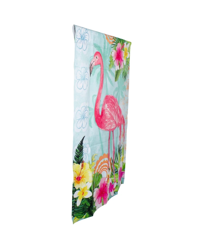 Northlight Tropical Flamingo Spring Outdoor House Flag 28" x 40"