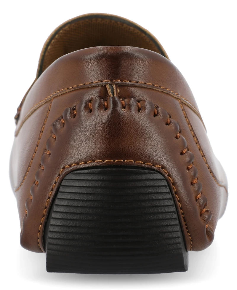 Vance Co. Men's Holden Tru Comfort Foam Slip-On Bit Driving Loafers