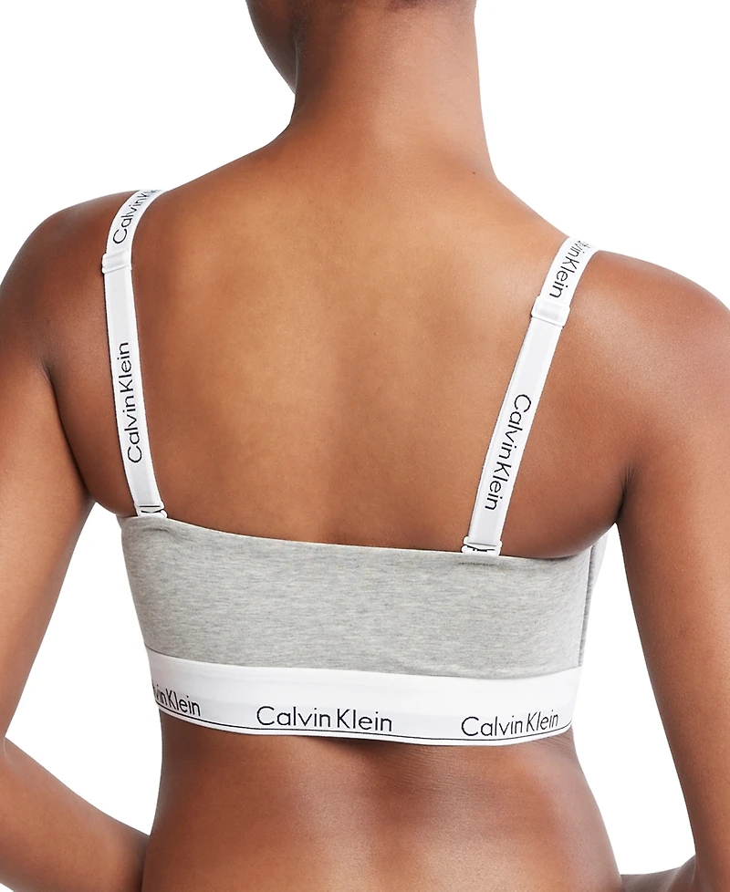 Calvin Klein Women's Modern Cotton Lightly Lined Bandeau Bralette QF7628