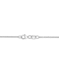 Effy Diamond Scalloped Edge Cluster 18" Pendant Necklace (1-1/5 ct. t.w.) in 14k White Gold