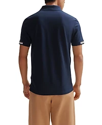 Boss by Hugo Men's Regular-Fit Rubberized Logo Polo Shirt