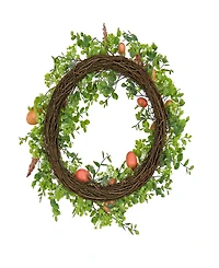 National Tree Company 22" Eggs Easter Wreath