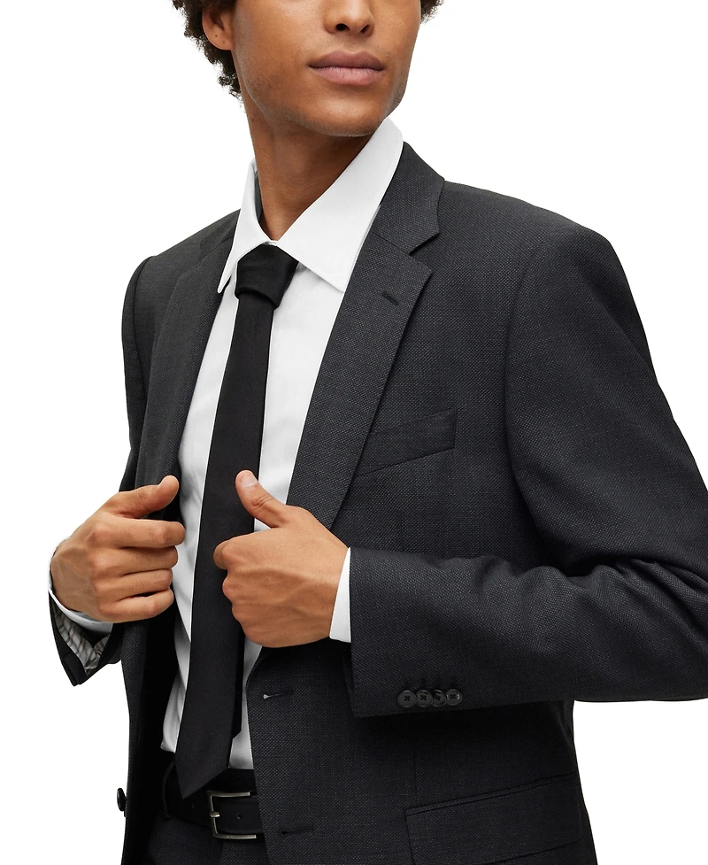 Boss by Hugo Boss Men's Pure-Silk Jacquard Tie