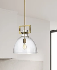Dainolite 16.75" Metal Liberty 1 Light Pendant