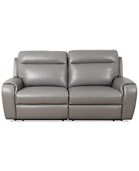 Closeout! Sheeler 2-Pc. Faux Leather Sectional with 2 Power Motion Chairs