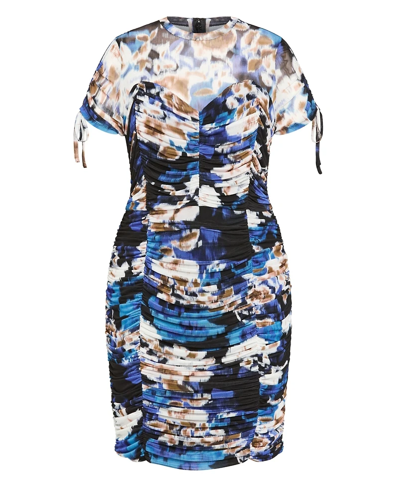 City Chic Women's Fallon Print Dress