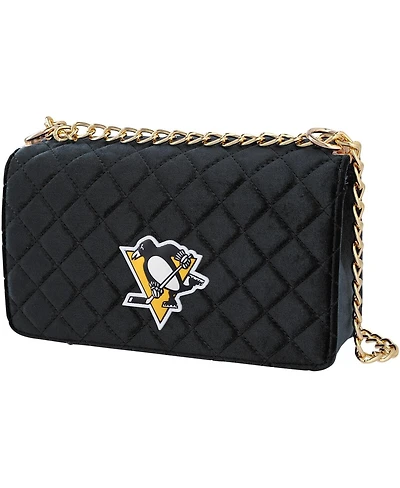 Women's Cuce Pittsburgh Penguins Velvet Team Color Bag