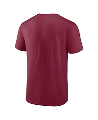 Men's Fanatics Burgundy Colorado Avalanche Local T-shirt