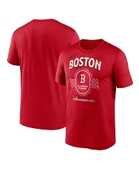 Men's Nike Red Boston Sox Dominican Republic Series Legend T-shirt