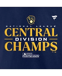 Men's Fanatics Navy Milwaukee Brewers 2023 Nl Central Division Champions Locker Room T-shirt