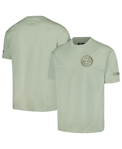 Men's Pro Standard Mint Chicago Cubs Neutral Cj Dropped Shoulders T-shirt
