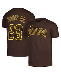 Big Boys Nike Fernando Tatis Jr. Brown San Diego Padres Home Player Name and Number T-shirt