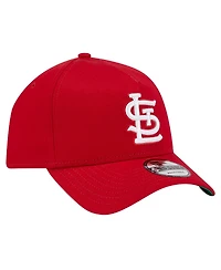Men's New Era Red St. Louis Cardinals Team Color A-Frame 9FORTY Adjustable Hat