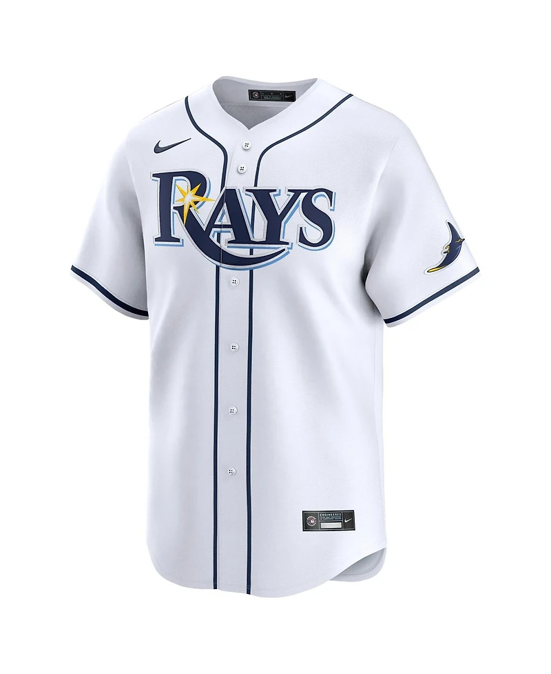 Men's Nike Brandon Lowe White Tampa Bay Rays Home limited Player Jersey