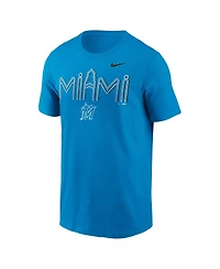 Men's Nike Blue Miami Marlins City Hometown T-shirt