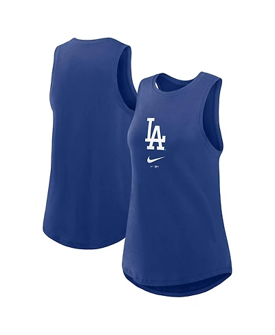 Women's Nike Royal Los Angeles Dodgers Legacy Icon High Neck Fashion Tank Top