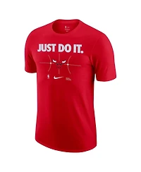 Men's Nike Red Chicago Bulls Just Do It T-shirt