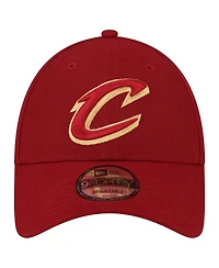 Men's New Era Wine Cleveland Cavaliers The League 9FORTY Adjustable Hat