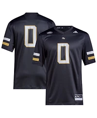 Men's adidas #0 Black Georgia Tech Yellow Jackets 2023 Premier Jersey
