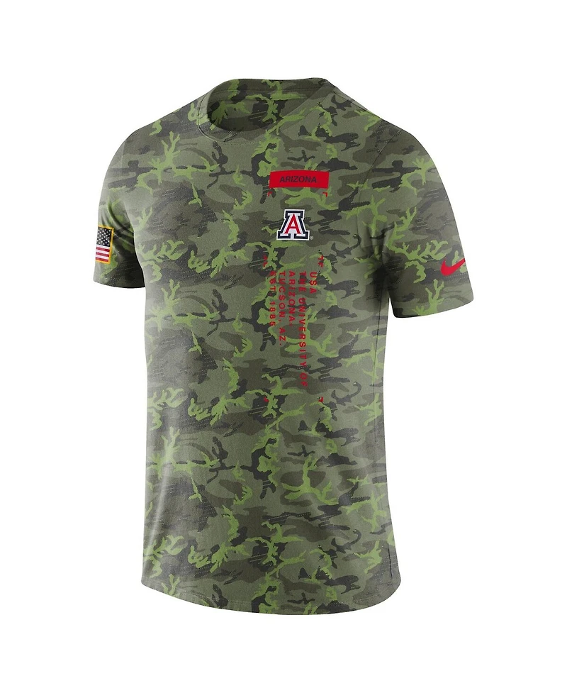 Men's Nike Camo Arizona Wildcats Military-Inspired T-shirt
