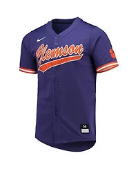 Men's Nike Purple Clemson Tigers Replica Baseball Jersey