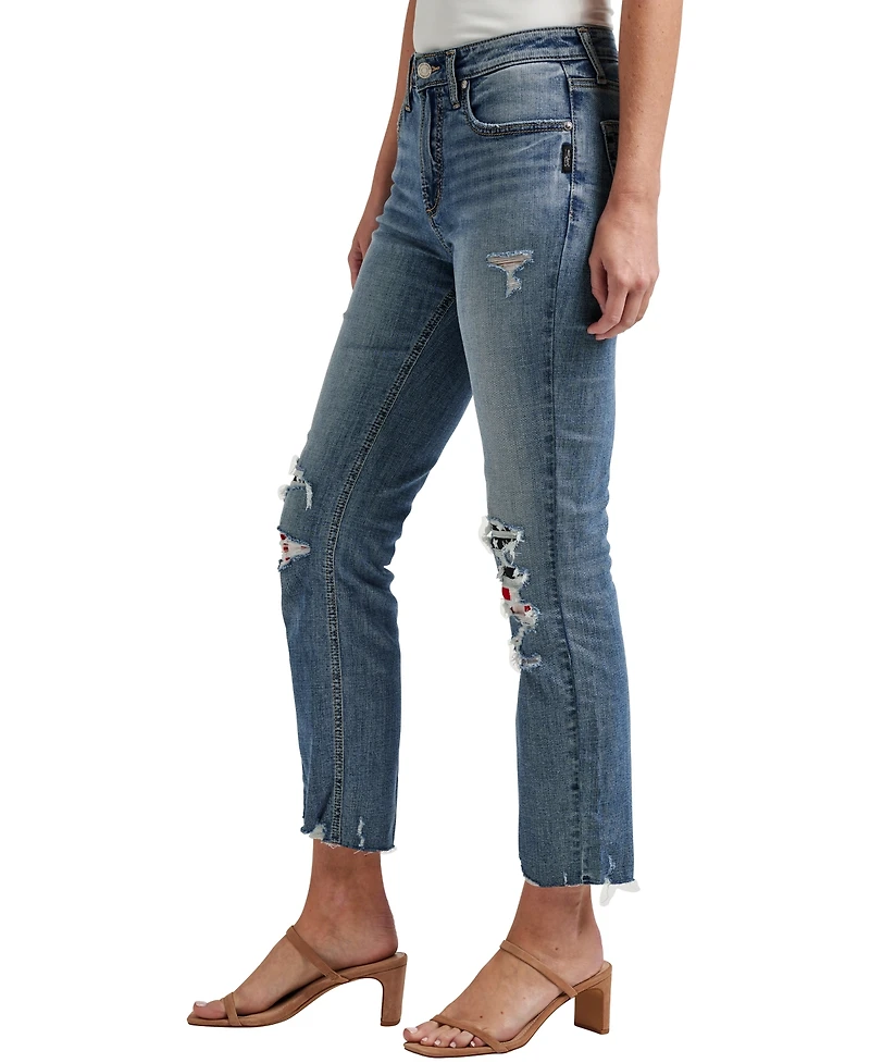 Silver Jeans Co. Most Wanted Mid Rise Americana Straight Leg