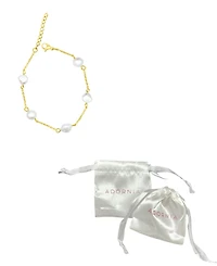 Adornia Tarnish Resistant Adjustable Station Cultured Freshwater Pearl Bracelet