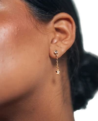 Sterling Forever Genuine Mother of Pearl Deja Drop Stud Earrings