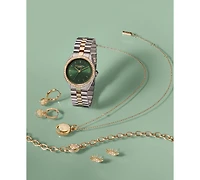 Olivia Burton Women's Bejeweled Two-Tone Stainless Steel Watch 34mm