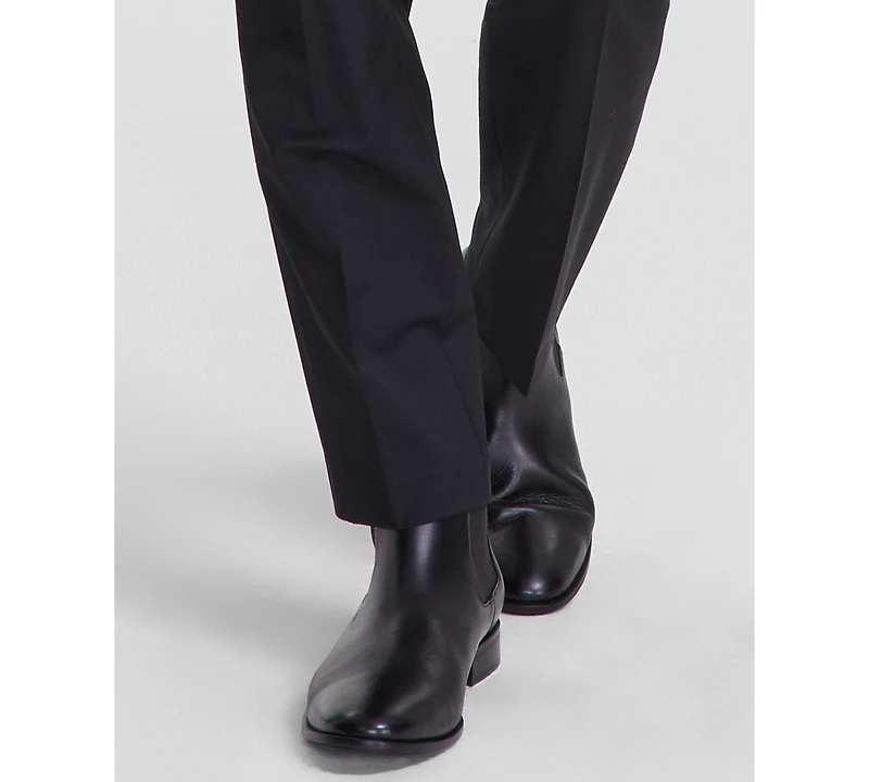Hugo by Boss Men's Modern-Fit Solid Wool-Blend Suit Trousers