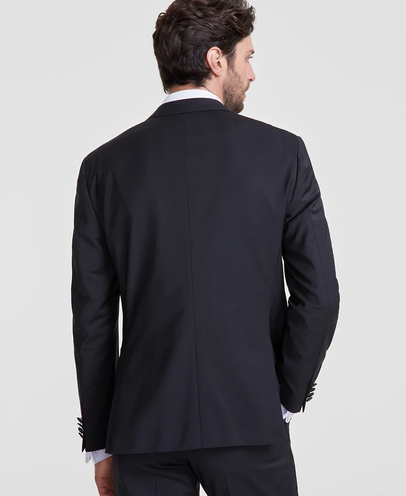 Hugo by Boss Men's Modern-Fit Wool Blend Super Flex Stretch Tuxedo Jacket
